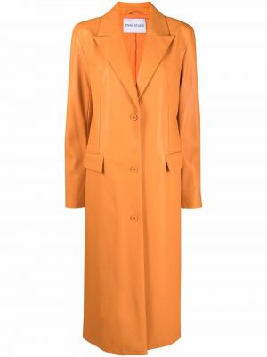 Кожено палто от изкуствена кожа Stand Studio оранжево