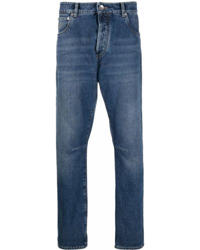 Slim fit skinny jeans Brunello Cucinelli blau