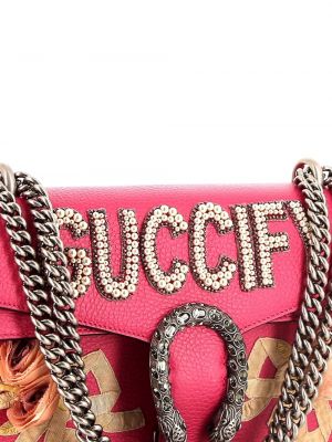 Kabelka Gucci Pre-owned růžová