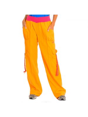 Pomarańczowe spodnie sportowe Zumba