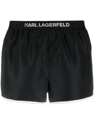 Σορτς Karl Lagerfeld μαύρο