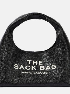 Bőr bevásárlótáska Marc Jacobs fekete