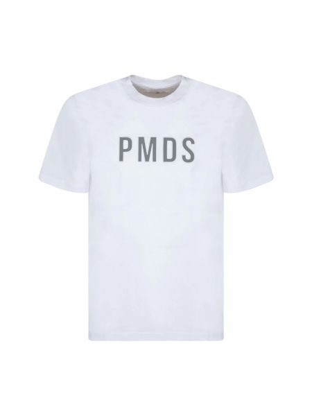 T-shirt mit print mit rundem ausschnitt Pmds weiß