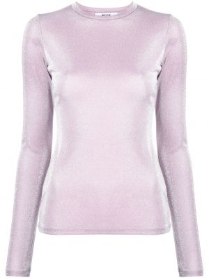 Pullover mit rundem ausschnitt Msgm pink