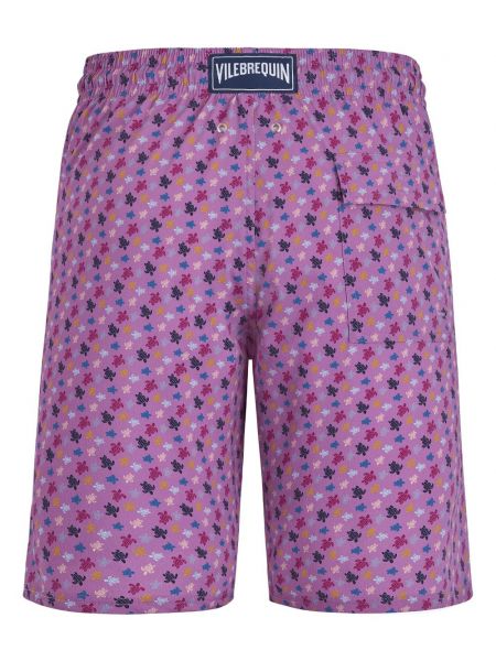 Shorts mit print Vilebrequin lila
