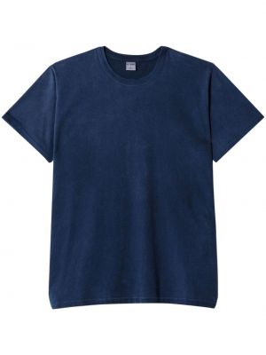 T-shirt en coton avec manches courtes Re/done bleu