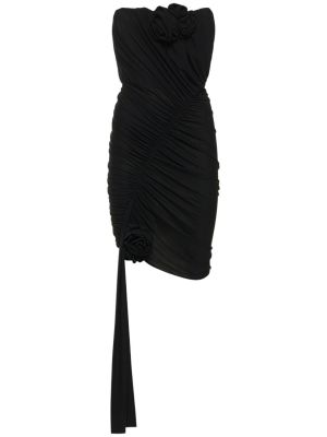 Sukienka mini z dżerseju Magda Butrym czarna