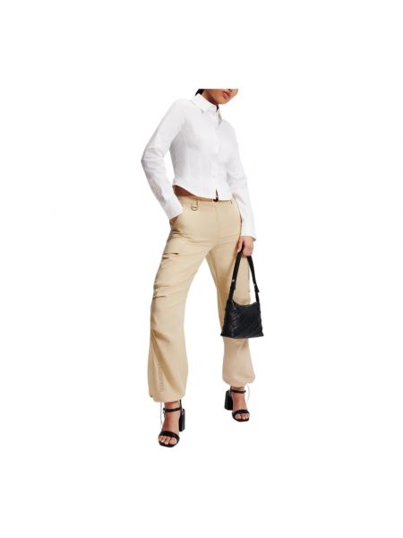 Pantalones cargo Karl Lagerfeld beige