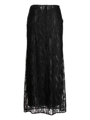 Krajkové květinové sukně Manning Cartell černé
