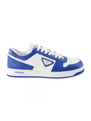 Niebieskie sneakersy Prada