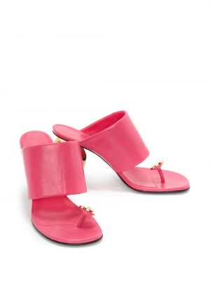 Sandály na podpatku Jw Anderson růžové