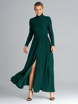 Длинное платье Figl зеленое