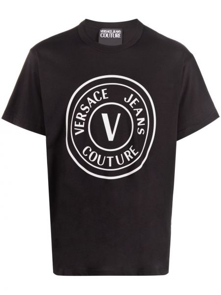 T-shirt Versace Jeans Couture svart