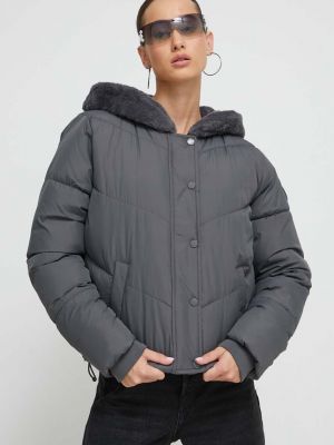 Oversized téli kabát Hollister Co. szürke