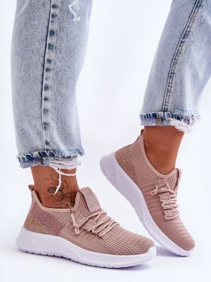 Pantofi cu velcro Kesi roz