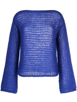 Mohérový sveter Forte Forte modrá