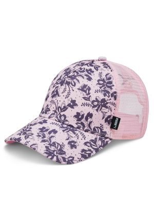 Kapa s šiltom z perlami s cvetličnim vzorcem Puma roza