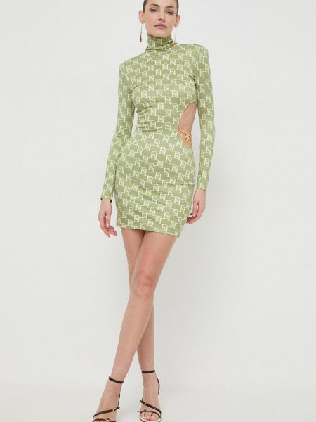 Uska mini haljina Elisabetta Franchi zelena