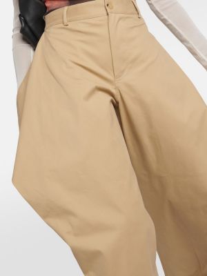 Spodnie bawełniane Jw Anderson beżowe