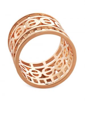 Rožinio aukso žiedas Hermès