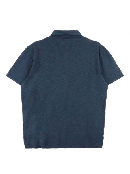 Kokvilnas polo krekls Barena zils