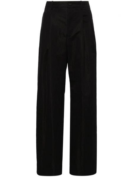 Παντελόνι chino σε φαρδιά γραμμή Wardrobe.nyc μαύρο