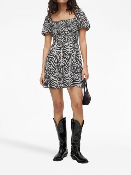 Kleid mit print mit zebra-muster Hugo