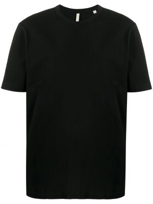 T-shirt con scollo tondo Sunflower nero