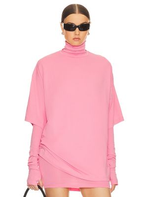 Oversize jersey hemd Helsa pink