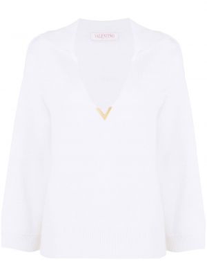 Sweter Valentino biały