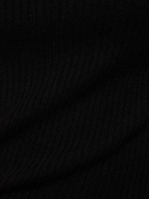 Kašmira džemperis ar augstu apkakli Reformation melns