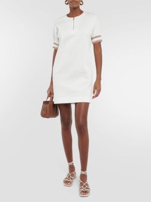 Hímzett mini ruha Max Mara fehér