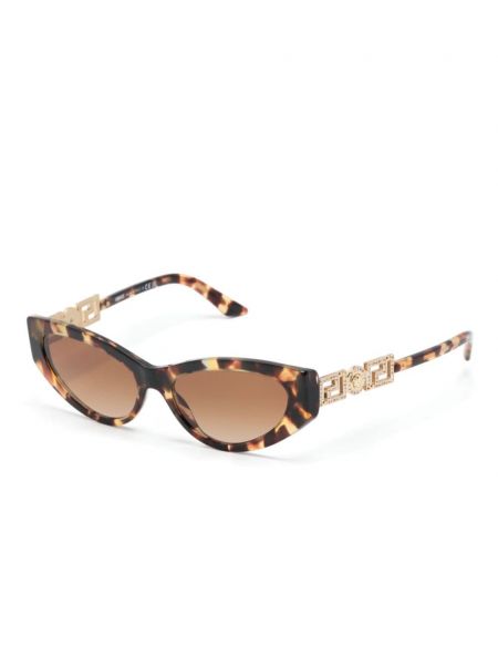 Sluneční brýle Versace Eyewear hnědé