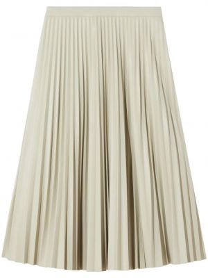 Plisovaná kožená sukňa Proenza Schouler White Label biela