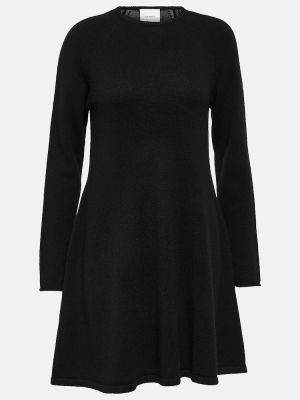 Mini vestido de cachemir con estampado de cachemira Lisa Yang negro