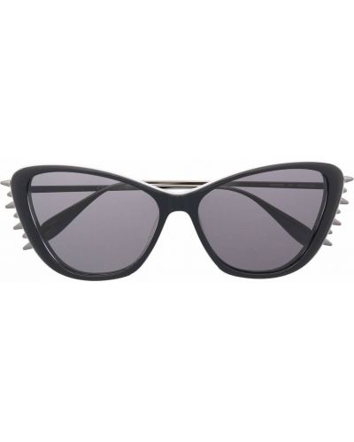 Gafas de sol con tachuelas Alexander Mcqueen Eyewear negro