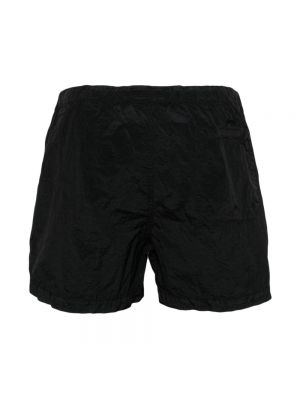 Pantalones cortos de nailon Stone Island negro