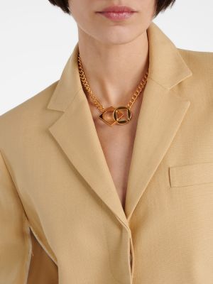 Collar Jacquemus dorado