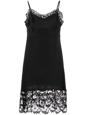 Αμάνικο φόρεμα με δαντέλα Simone Rocha μαύρο