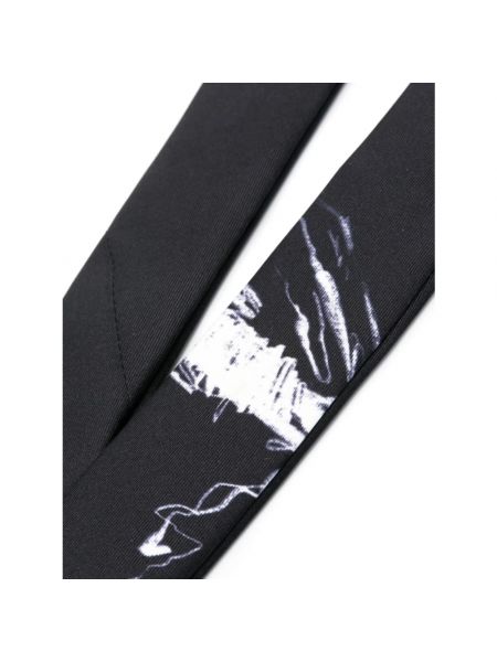 Krawatte mit print Emporio Armani schwarz