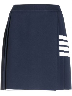 Plisované mini sukně Thom Browne modré