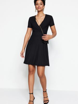 Mini haljina Trendyol crna