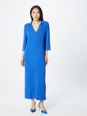 Pletené pletené šaty Inwear modrá