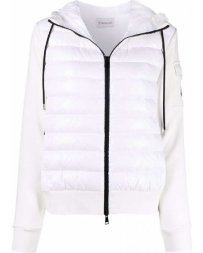 Zip hettegenser Moncler hvit