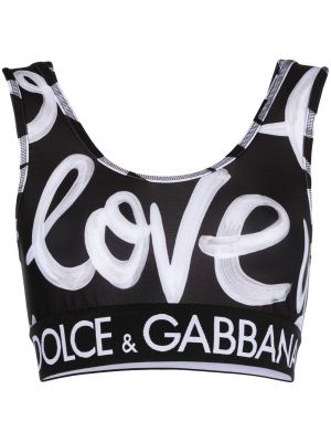 Tank top Dolce & Gabbana svart