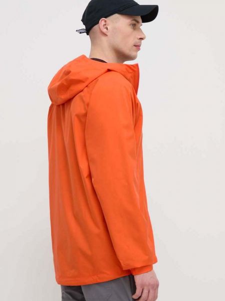 Kabát Adidas Terrex narancsszínű