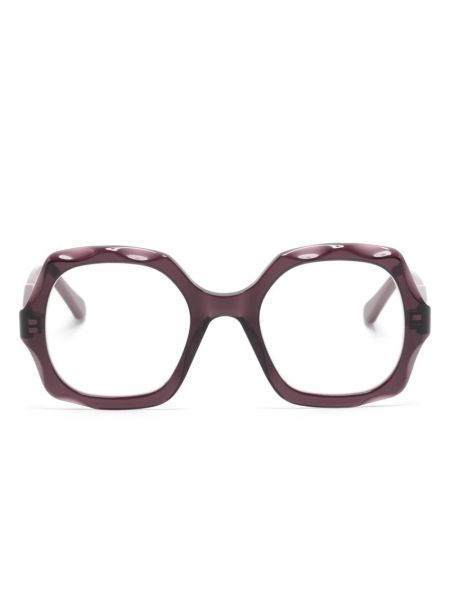 Okulary Chloé Eyewear brązowe