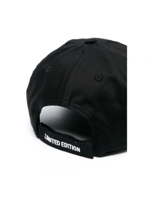 Sombrero de algodón Vetements negro