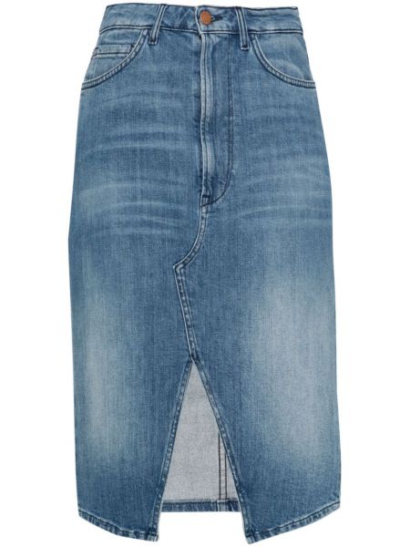 Džínsová sukňa 3x1 modrá