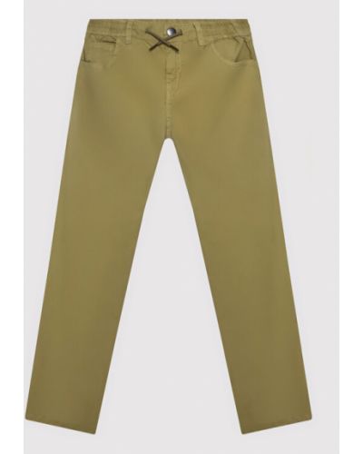 Guess Szövet nadrág L2GB04 WEL50 Zöld Regular Fit